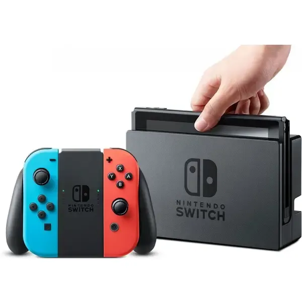 Nintendo Switch OLED Neon Red Blue Console – HEG-001 — photo 4