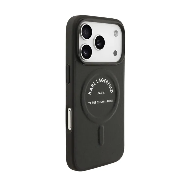 Karl Lagerfeld Magsafe PU Case for iPhone 17 Pro/17 Pro Max – Black — photo 3