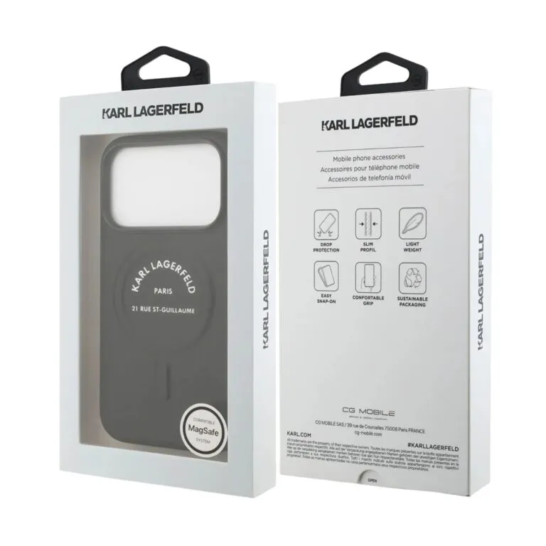 Karl Lagerfeld Magsafe PU Case for iPhone 17 Pro/17 Pro Max – Black — photo 6