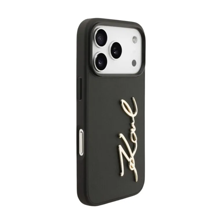 Karl Lagerfeld Magsafe PU Script Logo Case for iPhone 17 Pro – Black — photo 3