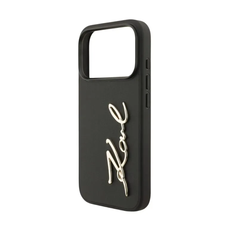 Karl Lagerfeld Magsafe PU Script Logo Case for iPhone 17 Pro – Black — photo 4