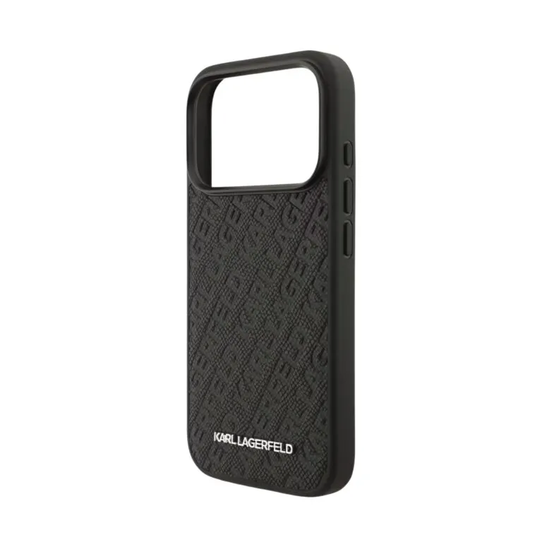 Karl Lagerfeld Magsafe PU Full Wraped Case for iPhone 17 Pro Max – Black — photo 4