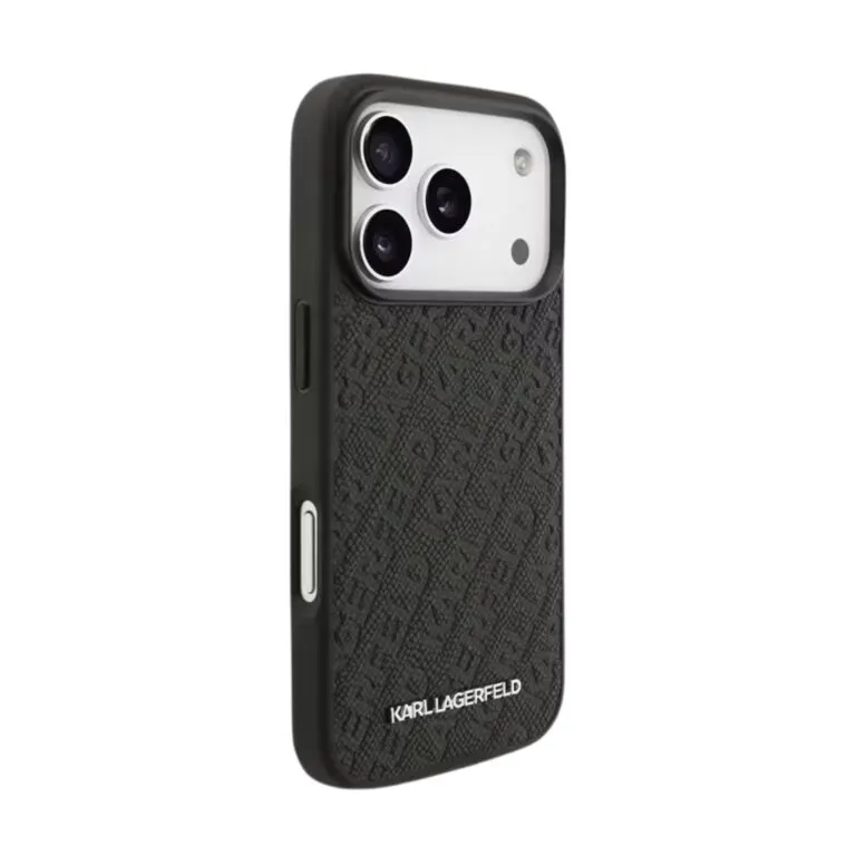 Karl Lagerfeld Magsafe PU Full Wraped Case for iPhone 17 Pro Max – Black — photo 3