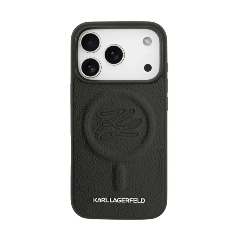 Karl Lagerfeld Magsafe PU Initial Deboosed Case for iPhone 17 Pro – Black — photo 2