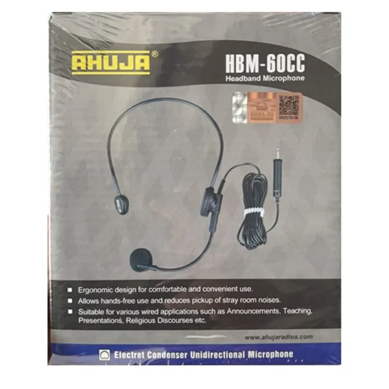 Other / Generic AHUJA HBM-60CC Headband Microphone — photo 3