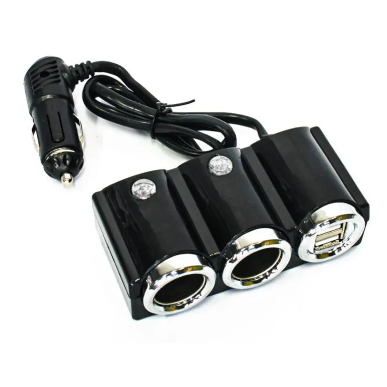 Other / Generic 1502 USB Car Charger with Dual Sockets
