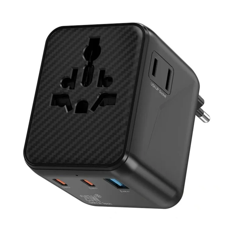 WiWU Wi-UA011 Aramid Fiber Warriors 25W GaN Plug Adapter – Black