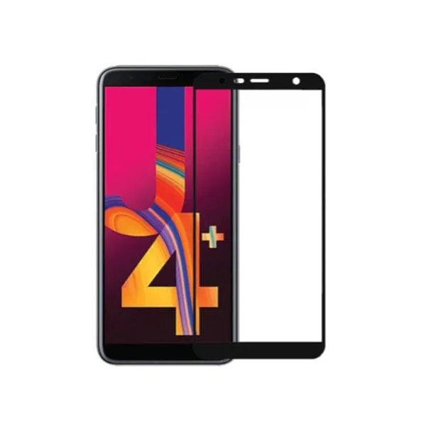 Other / Generic Samsung Galaxy J4 Plus Full Glue Tempered Glass Screen Protector