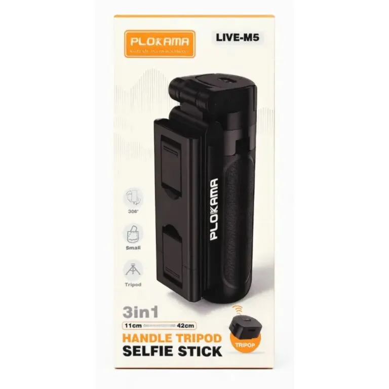 Plokama Live-M5 3in1 Handle Tripod Selfie Stick — photo 3