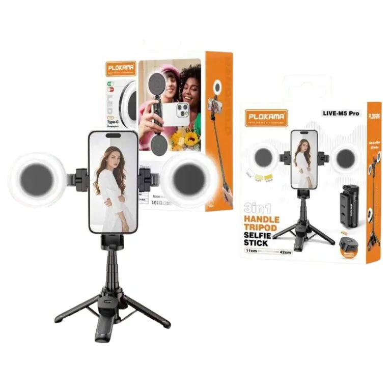 Plokama Live-M5 Pro 3in1 Handle Tripod Selfie Stick — photo 2