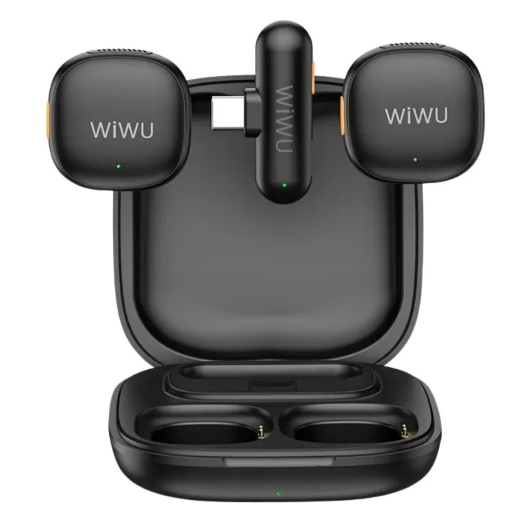 WiWU Wi-WM006 AI Duo Wireless Microphone Type-C – Black — photo 3