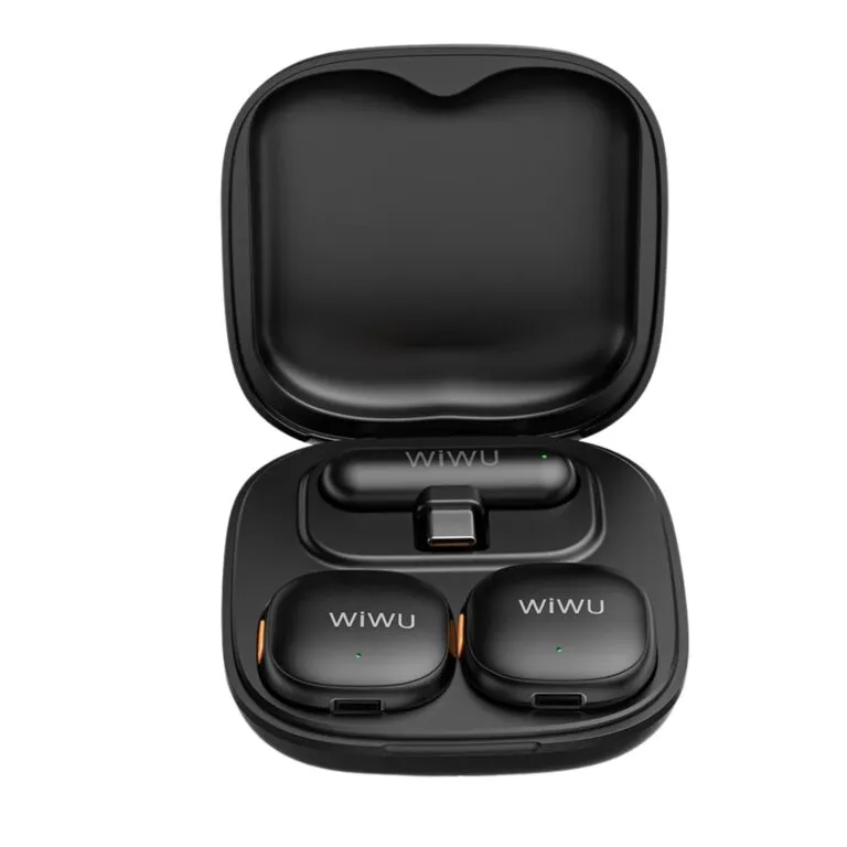 WiWU Wi-WM006 AI Duo Wireless Microphone Type-C – Black — photo 2