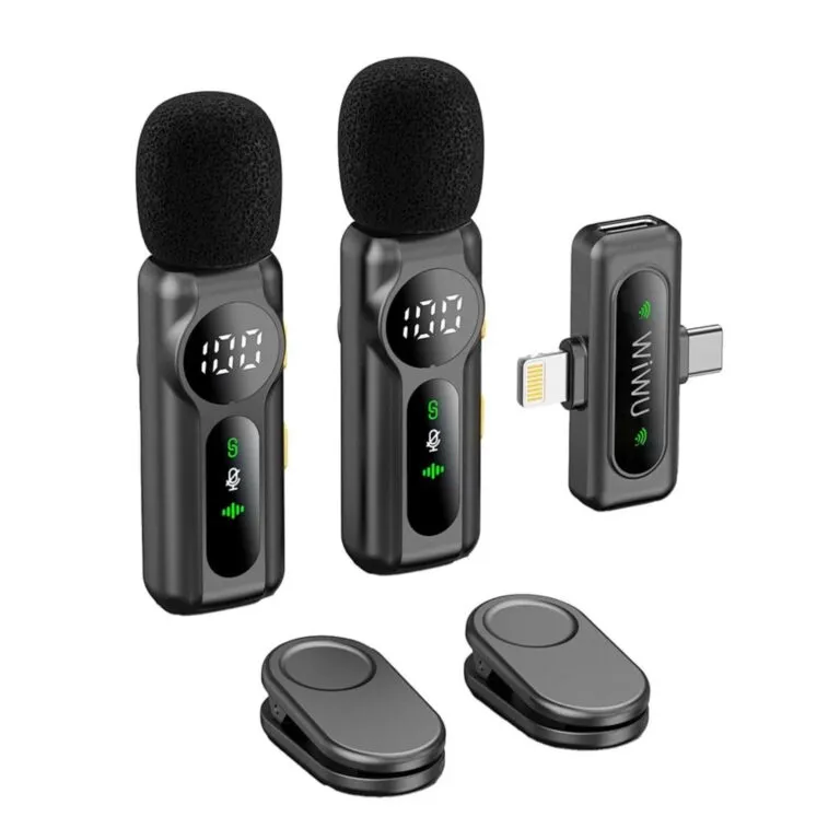 WiWU Wi-WM007 ANC Duo Wireless Type-C & Lightning Microphone — photo 2