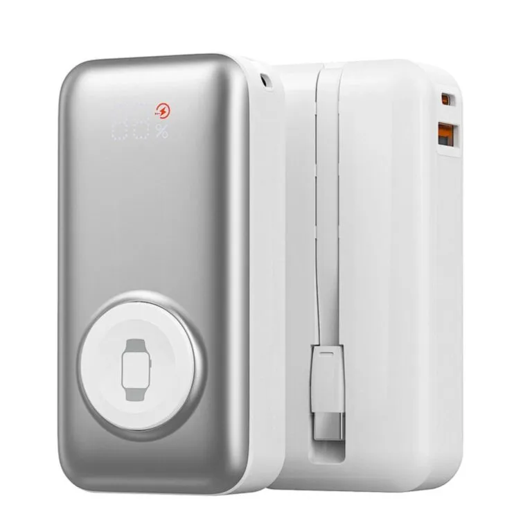 WiWU Wi-P027 Elite 22.5W 10000mAH Power Bank – Silver — photo 2