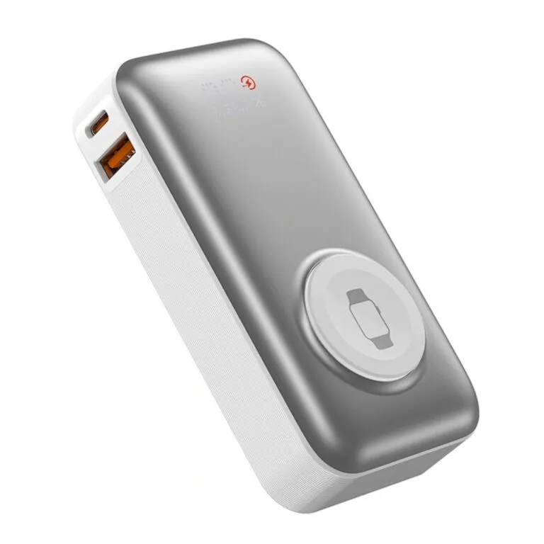 WiWU Wi-P027 Elite 22.5W 10000mAH Power Bank – Silver — photo 3
