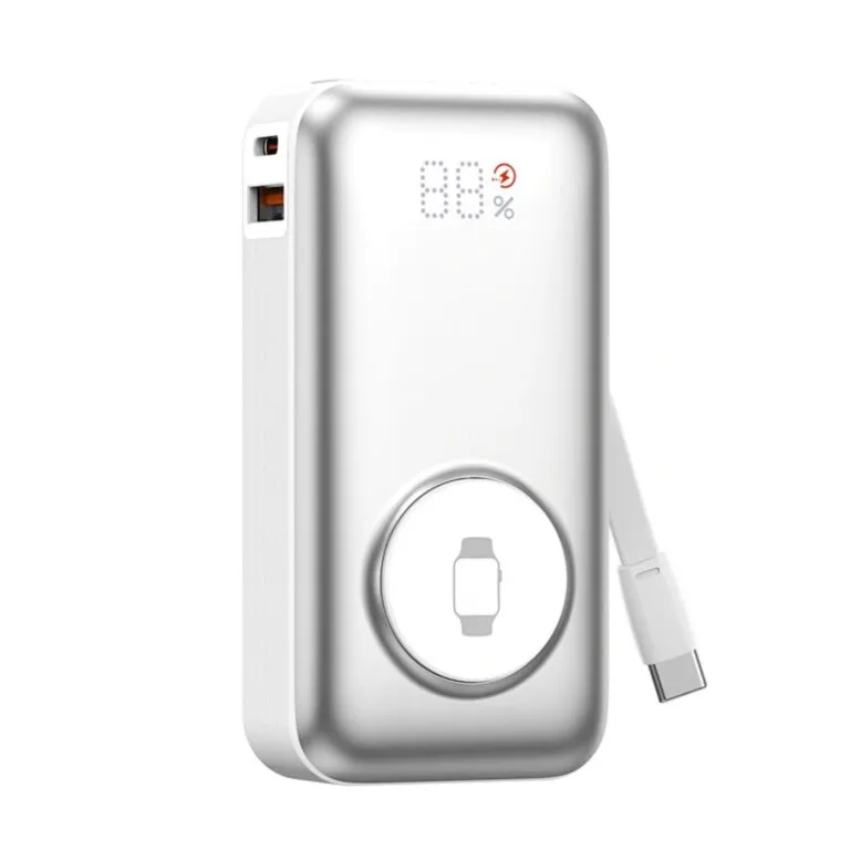 WiWU Wi-P027 Elite 22.5W 10000mAH Power Bank – Silver