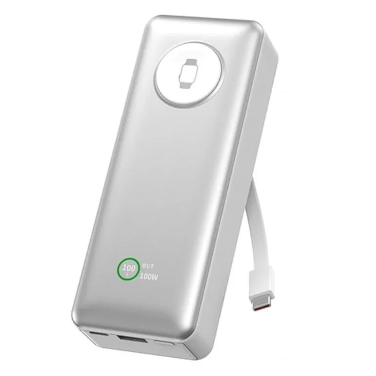 WiWU Wi-P023 Elite 100W 20000mAh Power Bank – Silver — photo 2