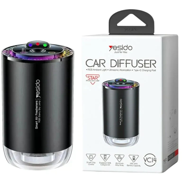 Yesido VC14 RGB Ambient Car Diffuser with Ultrasonic Atomization & Type-C Charging — photo 2