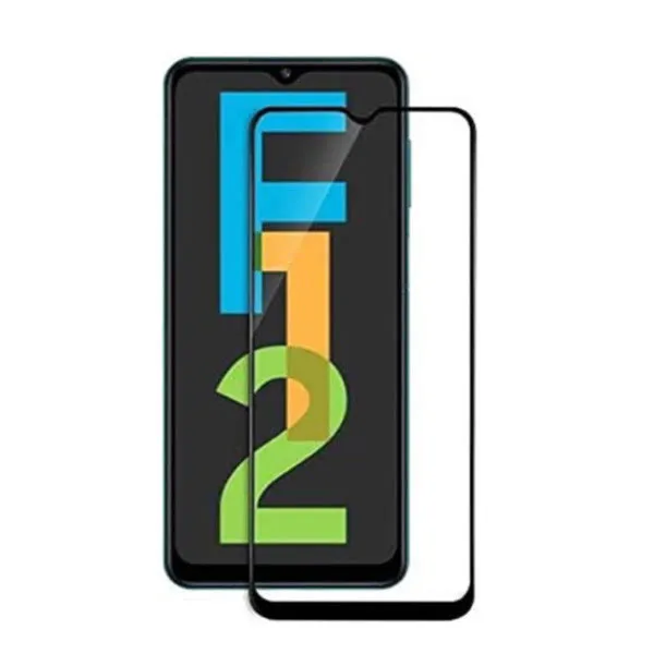 Other / Generic Samsung Galaxy F12 Full Glue Tempered Glass Screen Protector