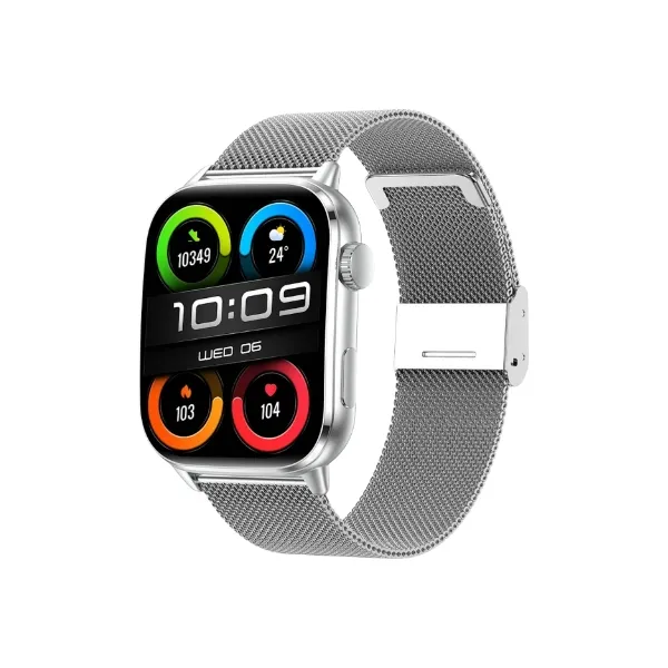 WiWU SW08 Smartwatch – Black / Silver — photo 2
