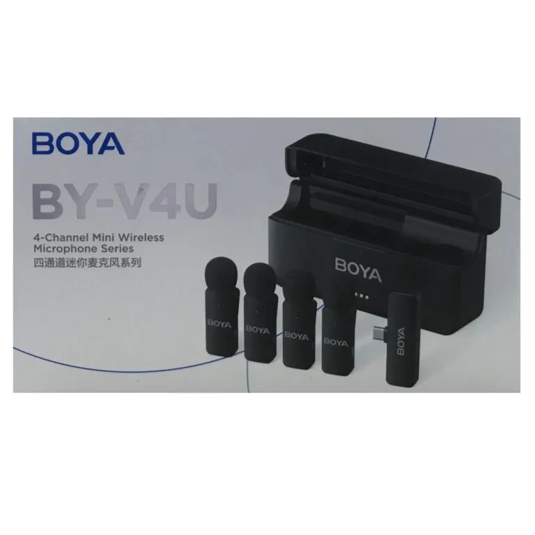 Boya BY-V4U 4-Channel Mini Wireless Microphone Series – Type C — photo 7