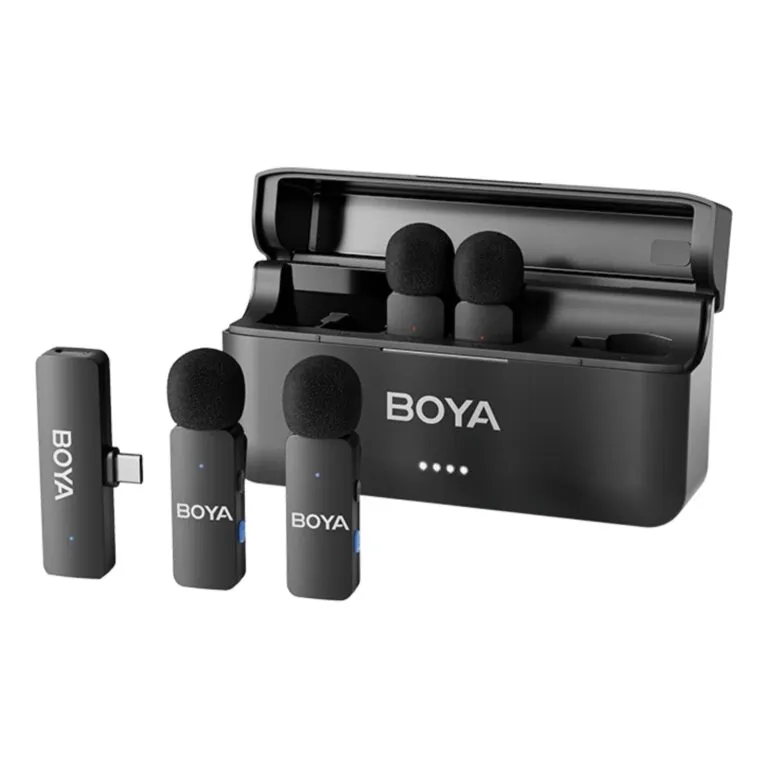 Boya BY-V4U 4-Channel Mini Wireless Microphone Series – Type C