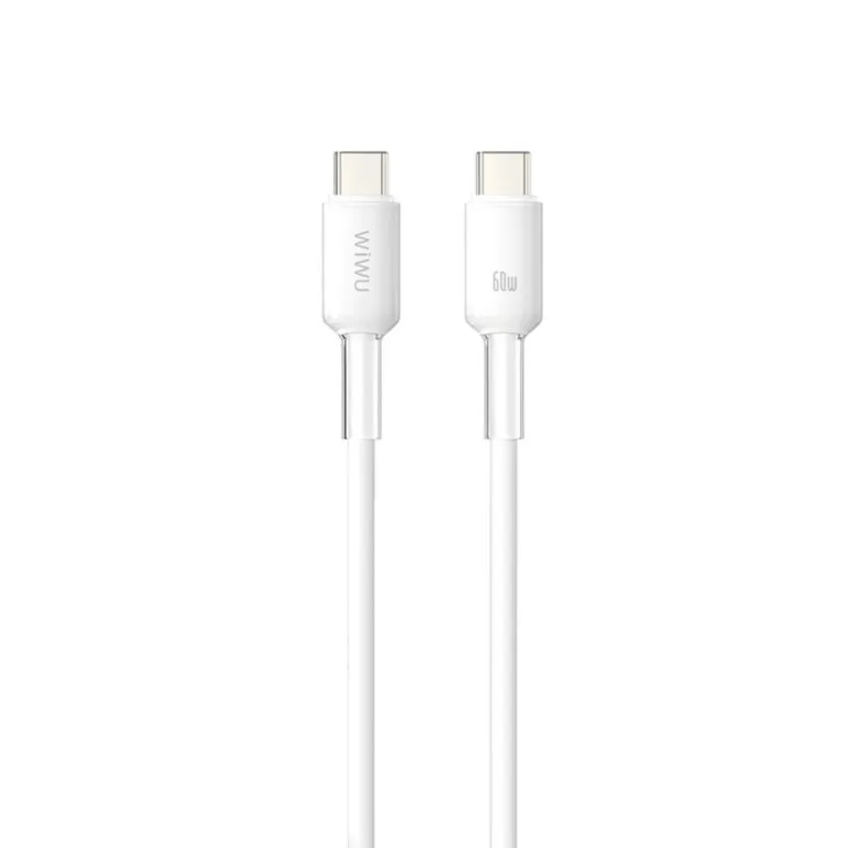 WiWU Wi-C063 Neolink 60W Dd Type-C to Type-C 2m Cable – White
