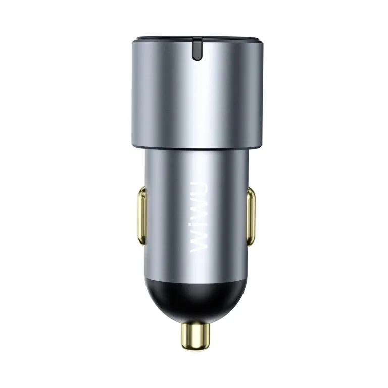 WiWU Wi-CC032 Nano Pro 60W PD Fast Car Charger – USB & Dual Type-C — photo 5