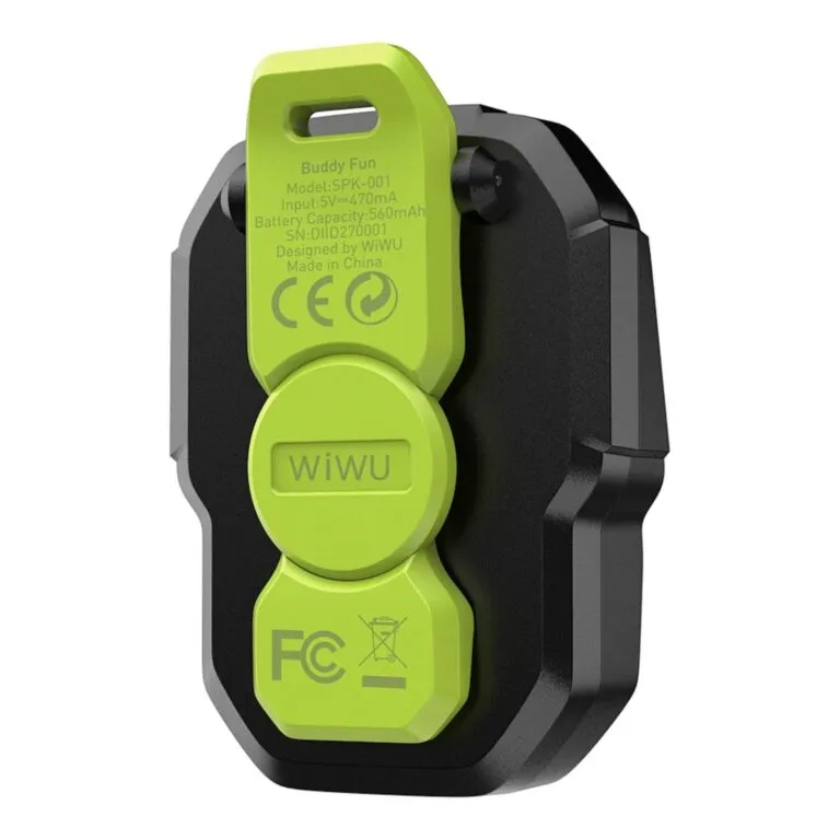 WiWU SPK-001 Buddy Fun Magnetic Mini Wireless Speaker – Black / Blackish Green — photo 6