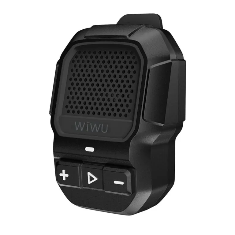 WiWU SPK-001 Buddy Fun Magnetic Mini Wireless Speaker – Black / Blackish Green — photo 3