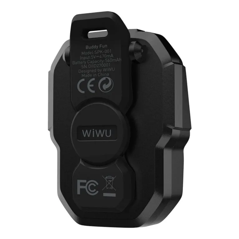 WiWU SPK-001 Buddy Fun Magnetic Mini Wireless Speaker – Black / Blackish Green — photo 5