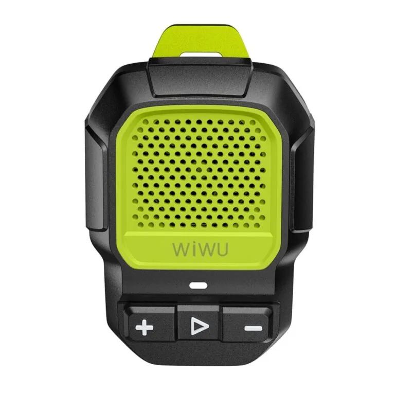 WiWU SPK-001 Buddy Fun Magnetic Mini Wireless Speaker – Black / Blackish Green — photo 2