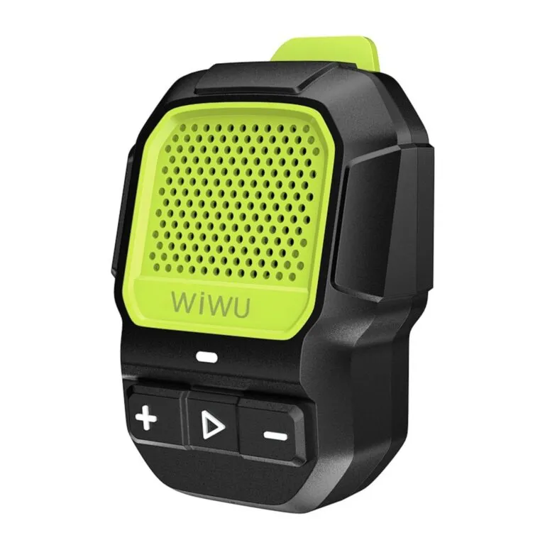 WiWU SPK-001 Buddy Fun Magnetic Mini Wireless Speaker – Black / Blackish Green — photo 4