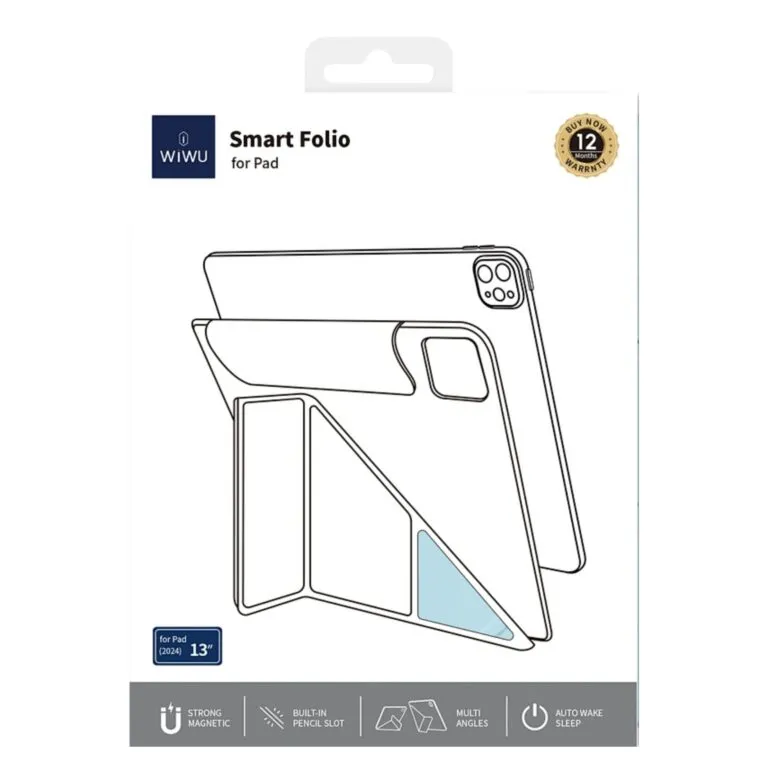WiWU Wi-004 Smart Folio Case for Pad Air11 2024 “10.9 & 11” – Black — photo 4