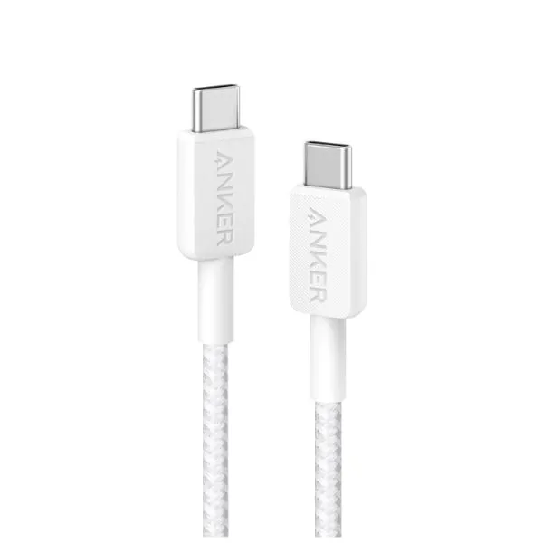 Anker 322 Braided Type-C to Type-C 1m Cable White – A81F5H21 — photo 2