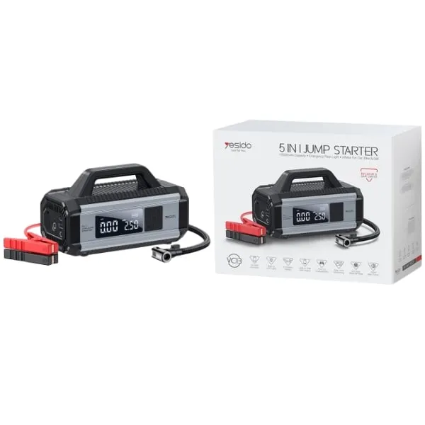 Yesido VC13 5-in-1 Inflator & Jump Starter — photo 2