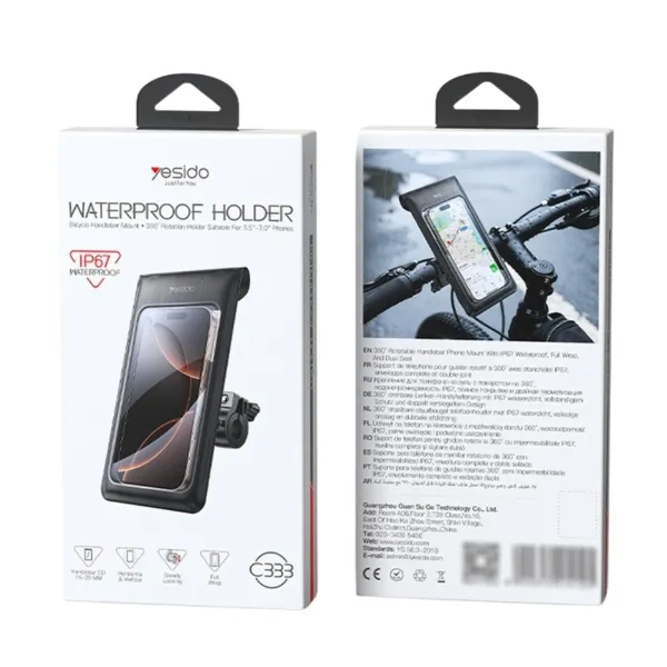 Yesido C333 Bike Waterproof Holder — photo 3