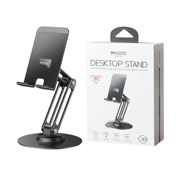 Yesido C300 360° Rotation Aluminum Alloy Desktop Stand — photo 2