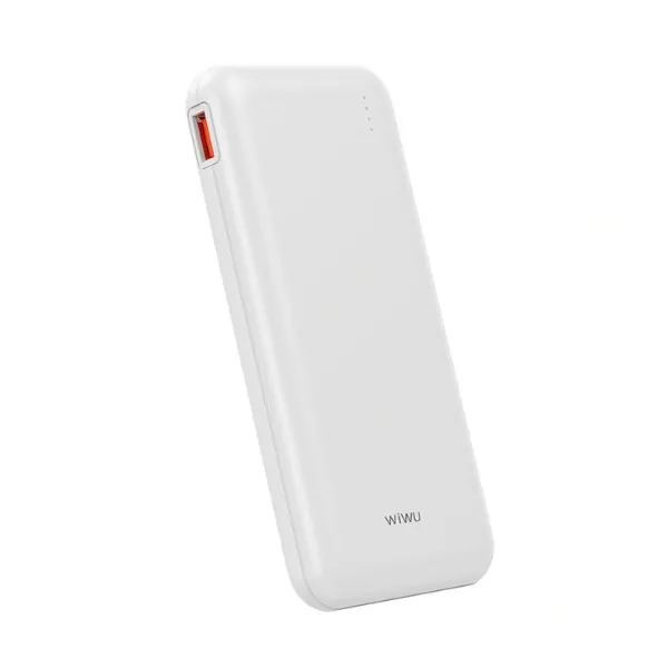WiWU P-08B Essen 10000mAh Power Bank with 4 Built-in Cables – Black / White — photo 4