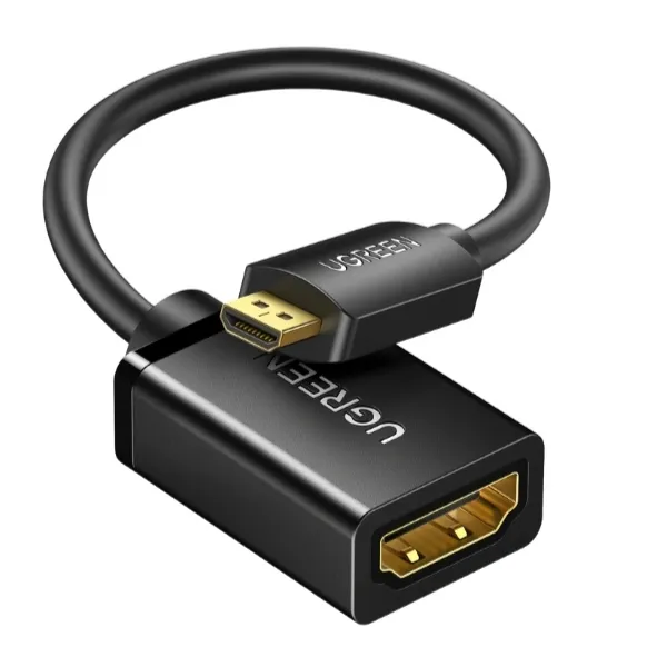 Ugreen 20134 Micro HDMI Male to Female HDMI Adapter 1080P