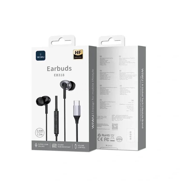 WiWU EB318 Type-C Stereo Wired Earphone — photo 3
