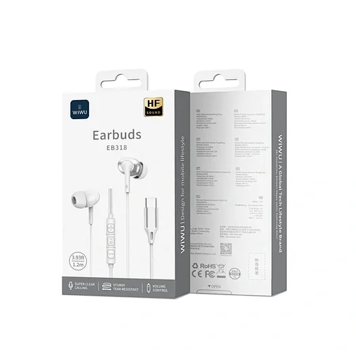 WiWU EB318 Type-C Stereo Wired Earphone — photo 4