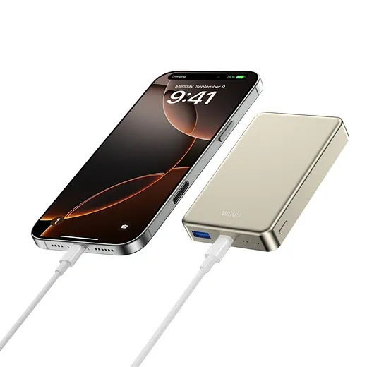 WiWU 10000 ULTRA THIN MAGNETIC POWER BANK (P15-1) — photo 4