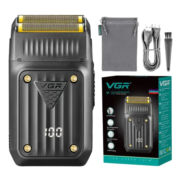 VGR V-363 Foil Shaver – Cordless Precision Grooming — photo 4