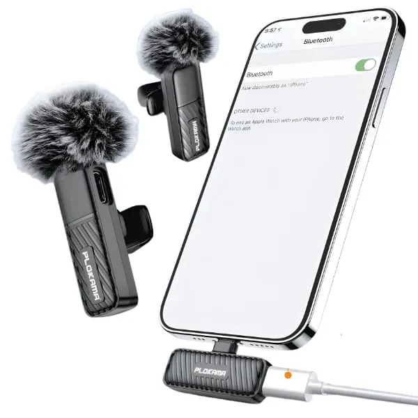 Plokama VM-20 Dual Wireless Lavalier Microphone — photo 4