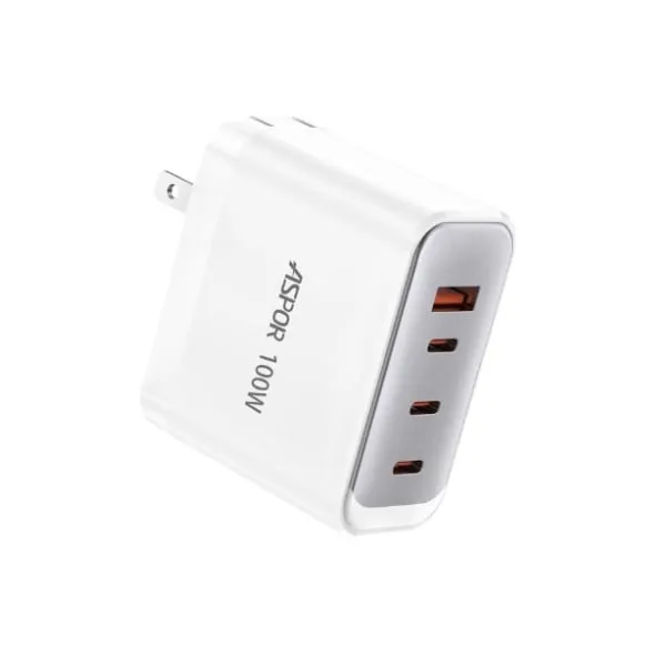 Aspor A837 100W GaN Super Fast Charger (UK )