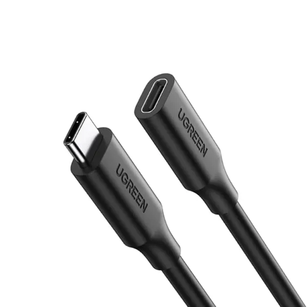 Ugreen USB-C Extension Cable Gen 2 – 1m (5A, Black) — photo 3