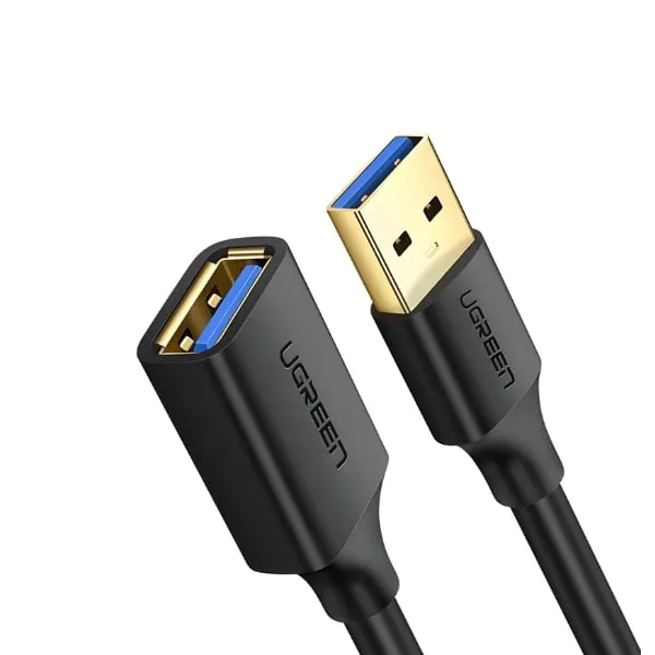 Ugreen USB 3.0 Extension Cable – 0.5m (Black) — photo 2