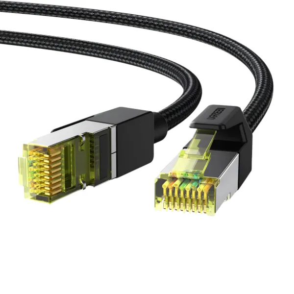 Ugreen Cat 7 Braided Ethernet Cable 10m – Pure Copper, Black — photo 2