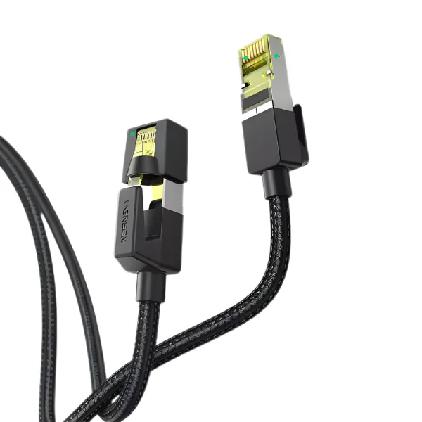Ugreen Cat 7 Braided Ethernet Cable 10m – Pure Copper, Black — photo 3